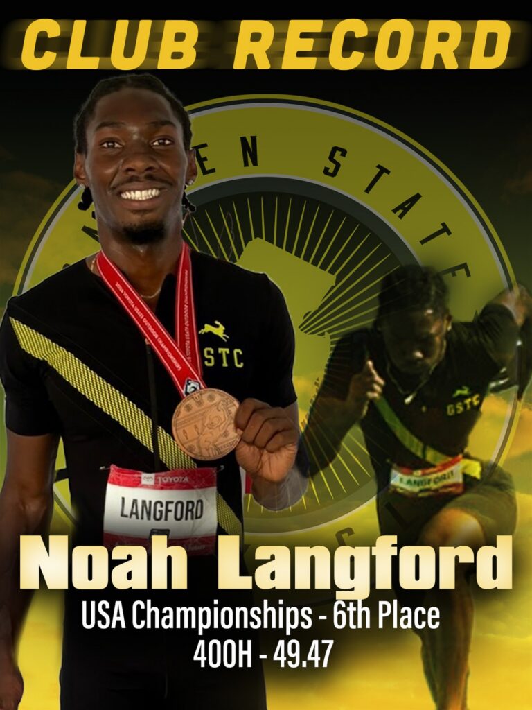 Congratulations to Noah on a big PR, his first @usatf medal, and a club record!