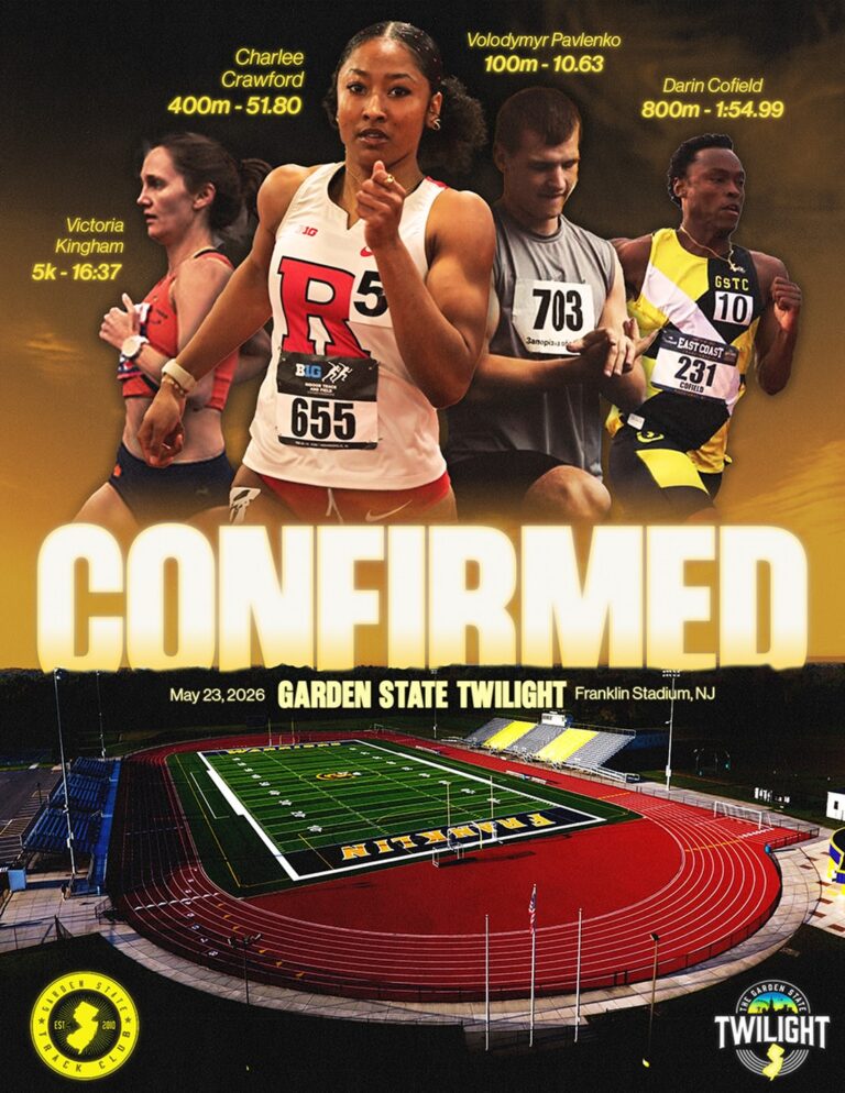 💥 PR Season is here. Garden State Twilight May 23 | Franklin Stadium Pro | Open | Club | HS | MS | Masters World Athletics Sanctioned Sprints | Distance | Throw&hellip;