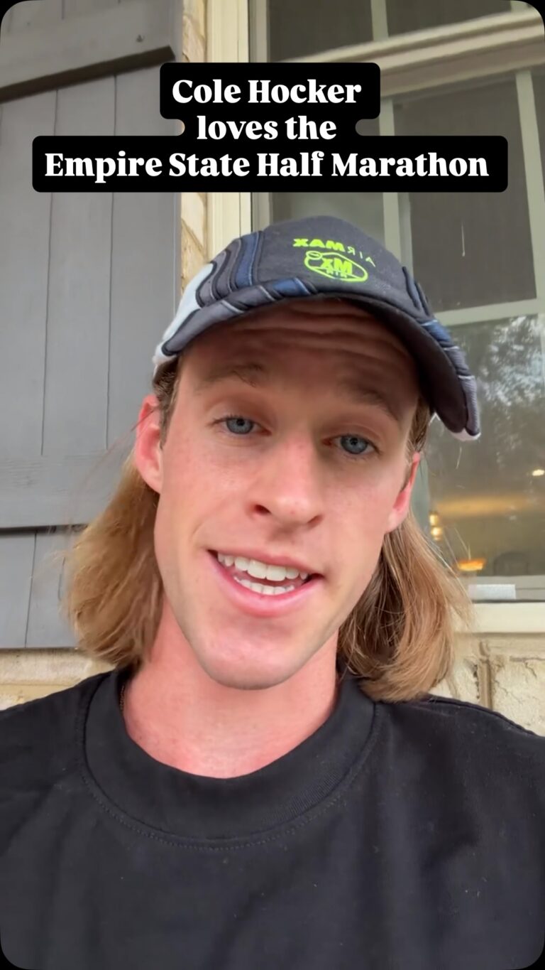 Cole Hocker has a great kick…and a great taste in half marathons!