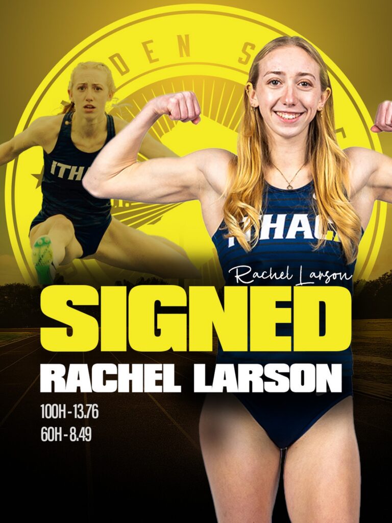 We’re excited to welcome the talented Rachel Larson, a 4xAll-American hurdler from Ithaca College, to the squad!